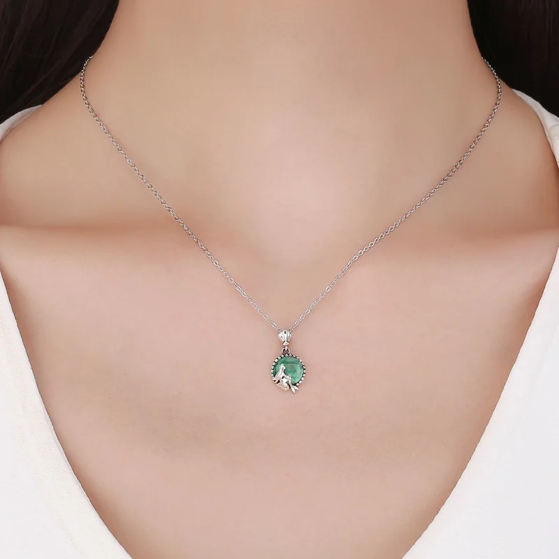 (obrázek pro) Pandora styl stříbrný náhrdelník Love of Mermaid - SCN262 - Zobrazit 7