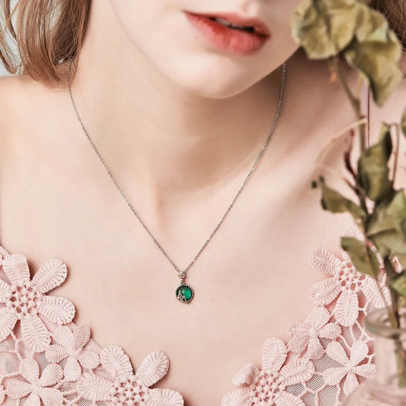 (obrázek pro) Pandora styl stříbrný náhrdelník Love of Mermaid - SCN262 - Zobrazit 9