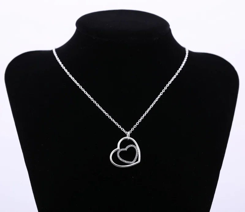 (obrázek pro) Náhrdelník, sterlingové stříbro, kubická zirkonie, 90cm - 390364CZ-90 - Náhrdeln - Zobrazit 2