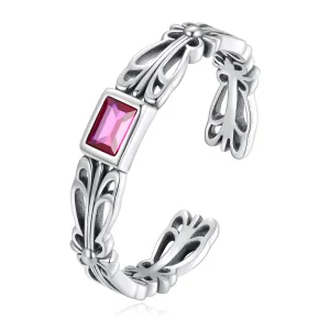 (obrázek pro) Pandora styl retro vzor otevřený prsten - SCR880