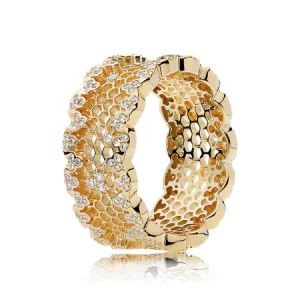 (obrázek pro) Krajka z pláství - 167100CZ - Prsteny | PANDORA