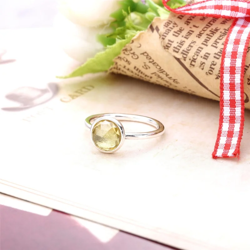 (obrázek pro) Prsten November Droplet Citrine PANDORA - Zobrazit 2