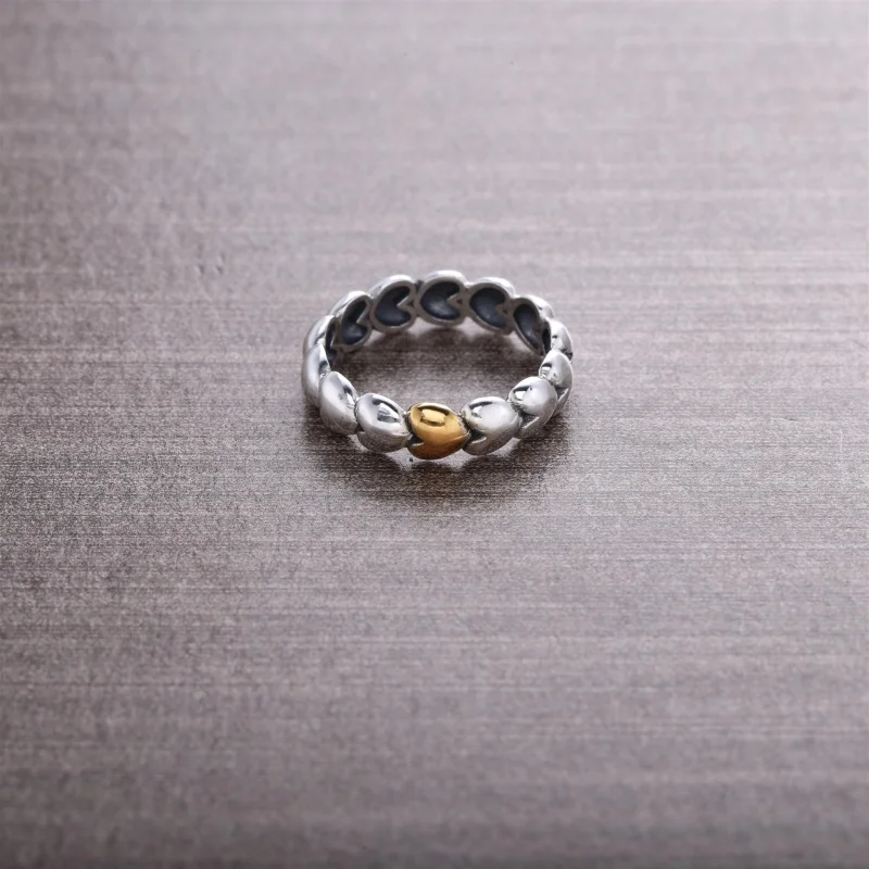 (obrázek pro) Prsten, sterlingové stříbro, 14kt zlato - 190898 - Prsteny | PANDORA - Zobrazit 2