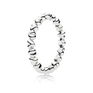 (obrázek pro) Silver heart ring - 190837 - Prsteny | PANDORA