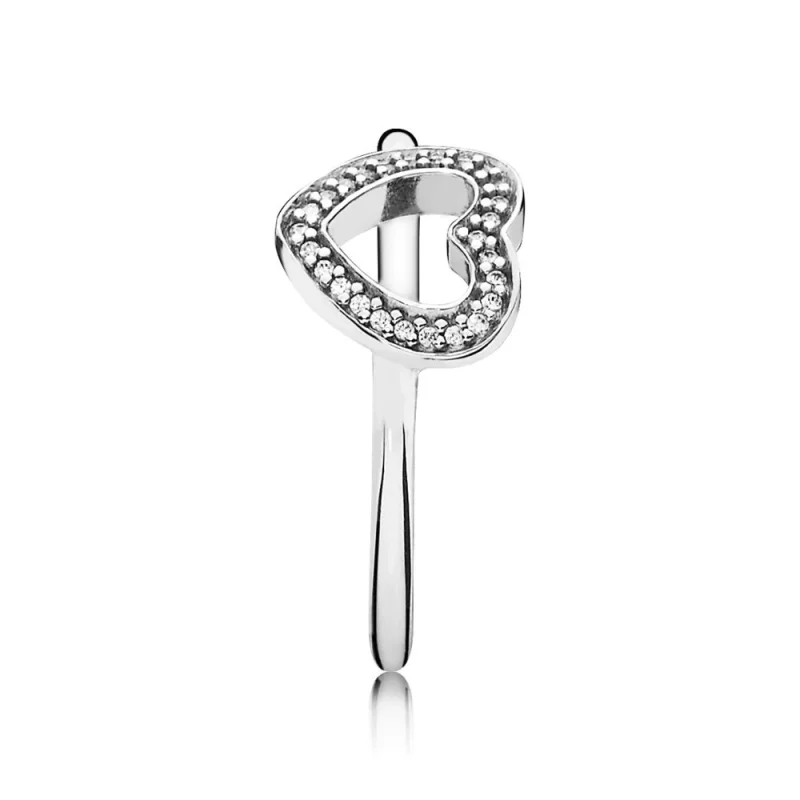 (obrázek pro) Silver ring with cubic zirconia - 190861CZ - Prsteny | PANDORA - Zobrazit 4