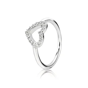 (obrázek pro) Silver ring with cubic zirconia - 190861CZ - Prsteny | PANDORA