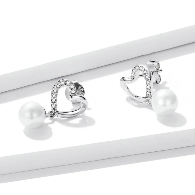 (obrázek pro) Pandora styl Láska Shell korálky - Elegantní šperky s kuličkami - BSE552 - Zobrazit 3
