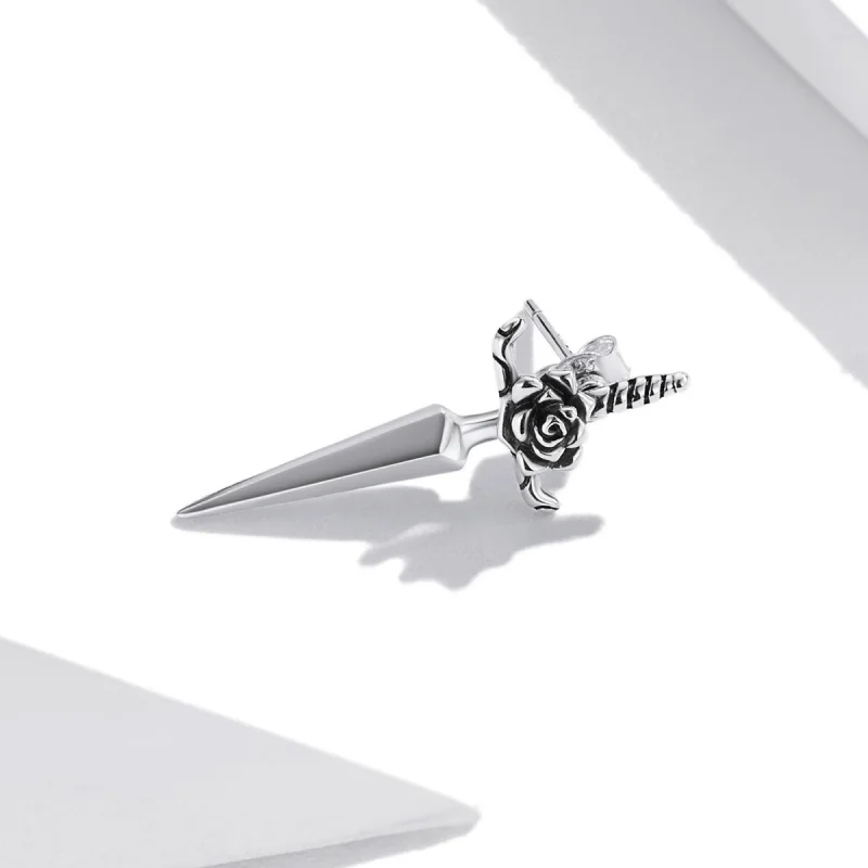 (obrázek pro) Pandora styl Růžové Dagger náušnice se špendlíčkem - SCE1349 - Zobrazit 2