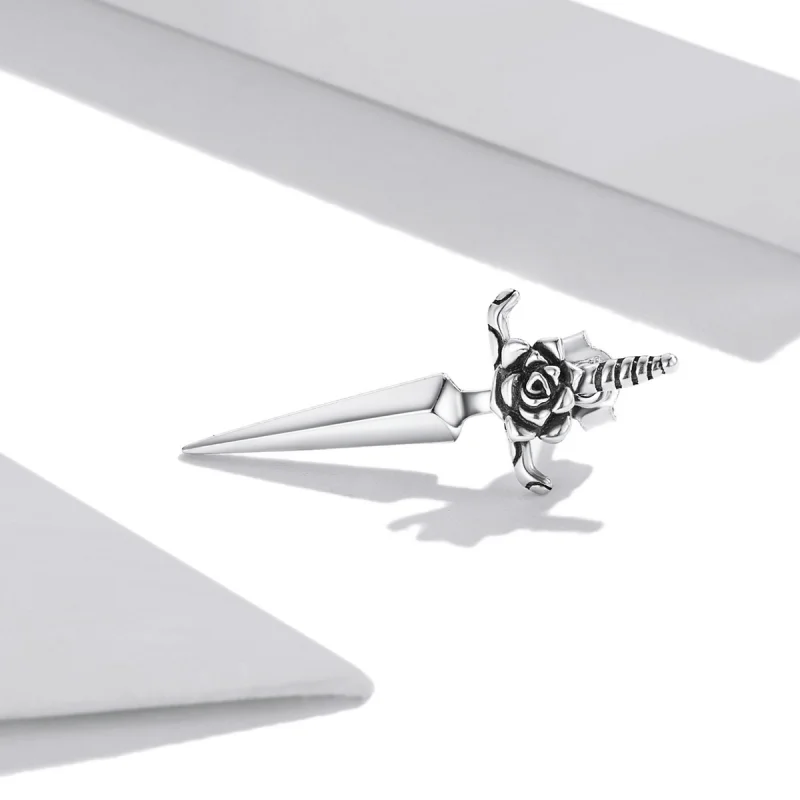 (obrázek pro) Pandora styl Růžové Dagger náušnice se špendlíčkem - SCE1349 - Zobrazit 3