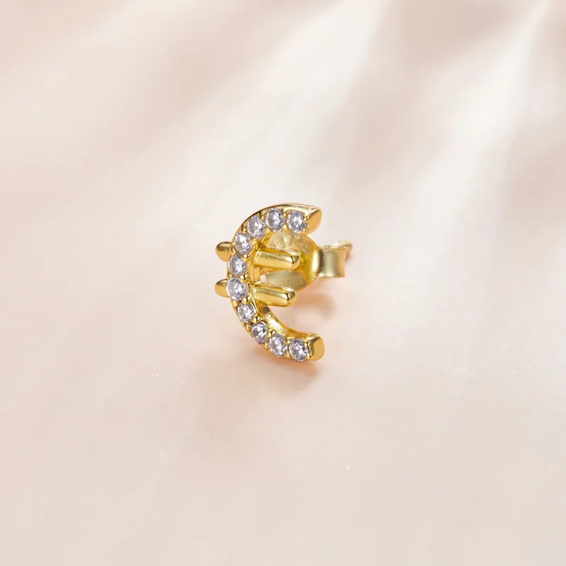 (obrázek pro) Pandora styl tajemný symbol - € náušnice se studem - SCE1074 - Zobrazit 3