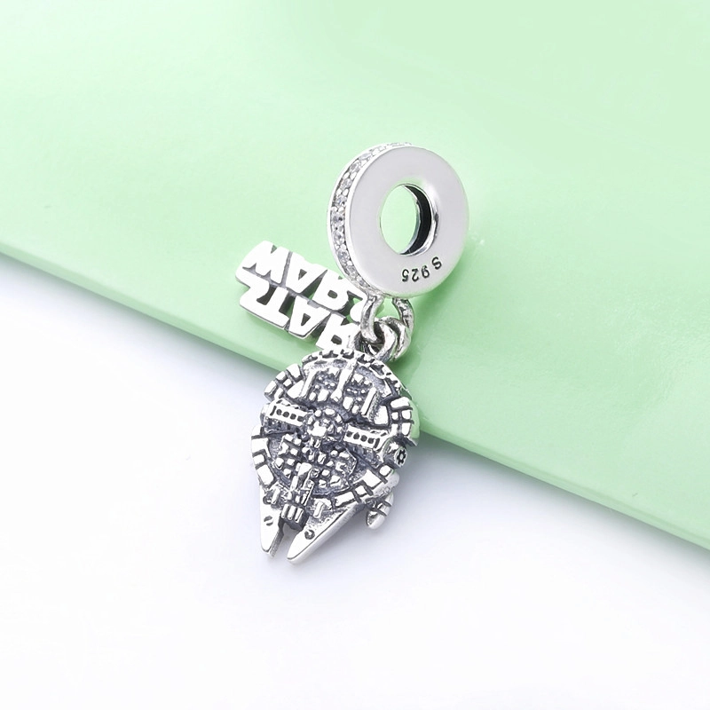(obrázek pro) PANDORA Stříbrný Visací přívěsek Disney Parky Star Wars Tisíciletí Falcon P40092 - Zobrazit 4