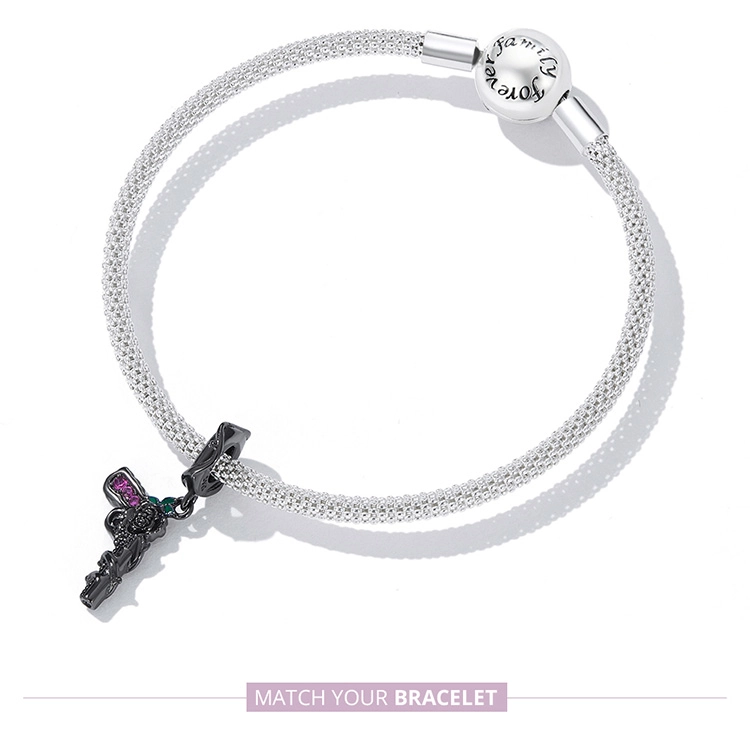 (obrázek pro) Pandora styl Růžová pistole Dangle - SCC2241 - Zobrazit 8