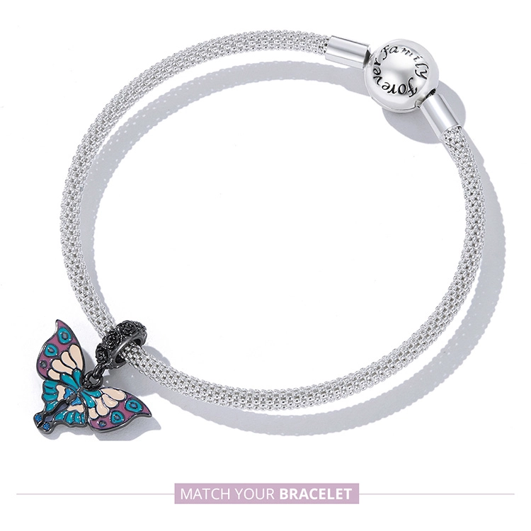 (obrázek pro) Pandora styl Umělecký motýl Dangle - SCC2240 - Zobrazit 8