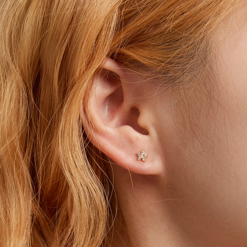 (obrázek pro) Pandora styl Mini květinové šperky - BSE598-B - Zobrazit 6